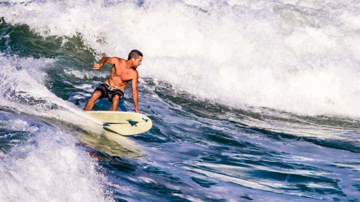 Man surfing 